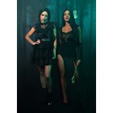 Эротический костюм Мортиши Аддамс Leg Avenue Sexy Spooky Morticia S
