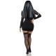 Костюм монашки Leg Avenue Holy Hottie Dress M