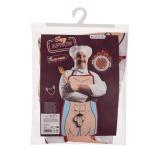 Кухонний фартух з плюшевим пенісом Sexy Apron Male Body With Plush Penis