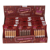 Свічки у вигляді пеніса Penis Candles Flesh, 6 шт.