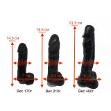 Крафтове мило-член із присоскою Чистий Кайф Red size M, натуральне