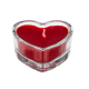 Свічка у склі Heart, 8 х 8 см