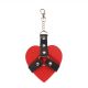 Брелок на карабине для ключей Art of Sex Chained Heart, Красный