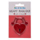 Металевий замок з двома ключиками Heart Padlock, 6 см