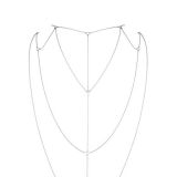 Ланцюжок для спини Bijoux Indiscrets Magnifique Back and Cleavage Chain - Silver, прикраса для тіла