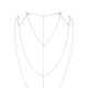 Ланцюжок для спини Bijoux Indiscrets Magnifique Back and Cleavage Chain - Silver, прикраса для тіла