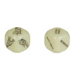 Неонові кубики Sex Dice Kamasutra, 2 шт.