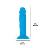 Набір фалоімітаторів ADDICTION Silly Willy 3.3” Silicone Dildo, 3 кольори, 12 шт