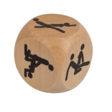 Дерев'яний кубик Kama Sutra Wooden Dice, 3x3 см Дерев'яний кубик Kama Sutra Wooden Dice, 3x3 см