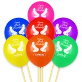 Набір повітряних кульок - Super Dick Forever Bachelorette Balloons, 7 шт.