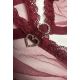 Комплект Passion BELISSANA SET burgundy L