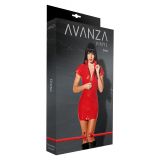 Лакована сукня з подвійною блискавкою Avanza