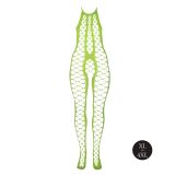 Бодістокінг - Ouch! Bodystocking With Halterneck Green, XL/4XL