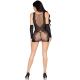 Мини-платье Leg Avenue Mini Dress and Matching Gloves One Size Black