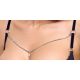2221551 Cottelli Collection Shelf Bra Set Chain Black