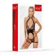 Комплект білизни - Set top and thong 11025, black 2XL