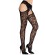 Колготки Leg Avenue Cross Hatch Floral Lace Suspender Hose One Size Колготки Leg Avenue Cross Hatch Floral Lace Suspender Hose One Size