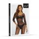 Бодістокінг - Bodystocking 2048, black - One Size