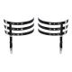 2461277 Cottelli Collection Suspender Garters Black