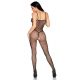 Бодистокинг Leg Avenue Crotchless Fishnet Bodystocking One Size Black