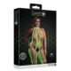 Бодістокінг - Ouch! Bodystocking With Halterneck Green, XL/4XL
