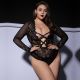 Боди JSY P61139 Black Plus Size