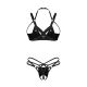 Комплект Obsessive Keira Lise 2-pcs crotchless set S/M