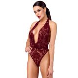 Боди Noir Handmade F386 Kink Royal cascade bodysuit L