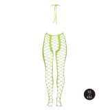 Бодістокінг - Ouch! Bodystocking With Halterneck Green, XL/4XL