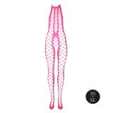 Бодістокінг - Ouch! Bodystocking With Halterneck Pink, XS/XL