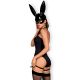 Еротичний костюм кролика Obsessive Bunny costume S/M black (м'ята упаковка!!!)