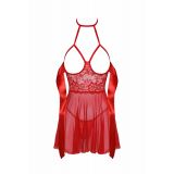 Беби-дол Kissable Sexy Kiss Babydoll Red L/XL