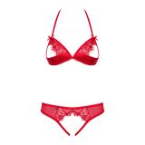 Комплект білизни - Obsessive 870-SEC-3 Set Red