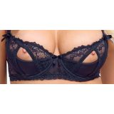 2215314 Cottelli Collection Bra Suspender Set Black