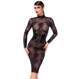 Платье Noir Handmade F375 Noirelle Lace Corset Midi dress XS
