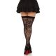 Чулки Leg Avenue Wild rose net thigh highs One Size