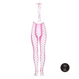 Бодістокінг - Ouch! Bodystocking With Halterneck Pink, XS/XL