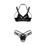 Комплект Obsessive Keira Lise 2-pcs crotchless set L/XL