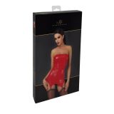 Корсет з підв'язками для панчіх Noir Handmade F368 Bombshell Fierce Corset-belt Red L