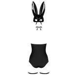 Еротичний костюм кролика Obsessive Bunny costume S/M black (м'ята упаковка!!!)