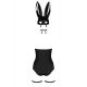 Еротичний костюм кролика Obsessive Bunny costume S/M black (м'ята упаковка!!!)