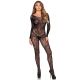 Бодістокінг Leg Avenue Crotchless Fishnet Bodystocking One Size Black