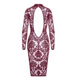 Платье Noir Handmade F384 Kink Royal midi dress XL