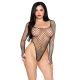Боди Leg Avenue High-Cut Industrial Net Bodysuit One Size Black