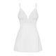Obsessive 810-BAB-2 babydoll & thong white L/XL