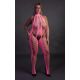 Бодістокінг - Ouch! Bodystocking With Halterneck Pink, XL/4XL