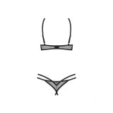 Комплект Obsessive Euridia 2-pcs crotchless set M/L
