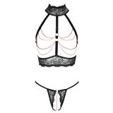 2215365 Abierta Fina Chain Set Open Black