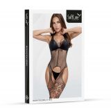 Бодістокінг - Bodystocking 211053, black - One Size