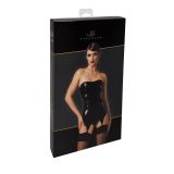 Корсет з підв'язками для панчіх Noir Handmade F381 Dominae Venom PVC corset-belt 3XL